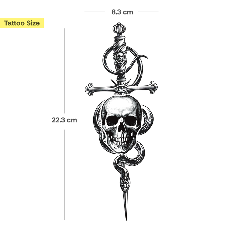 Dolk & slang Tatoeage