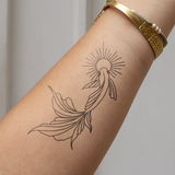 Goldfish Sun Tattoo