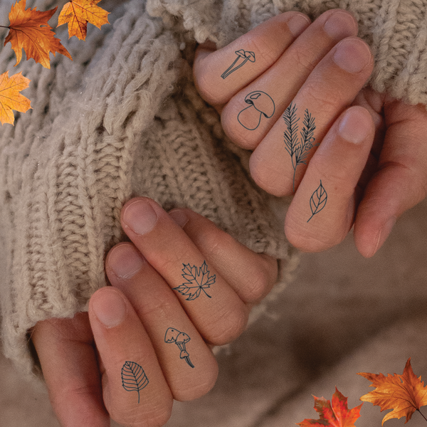 Herfst Vingertatoeages Tatoeage