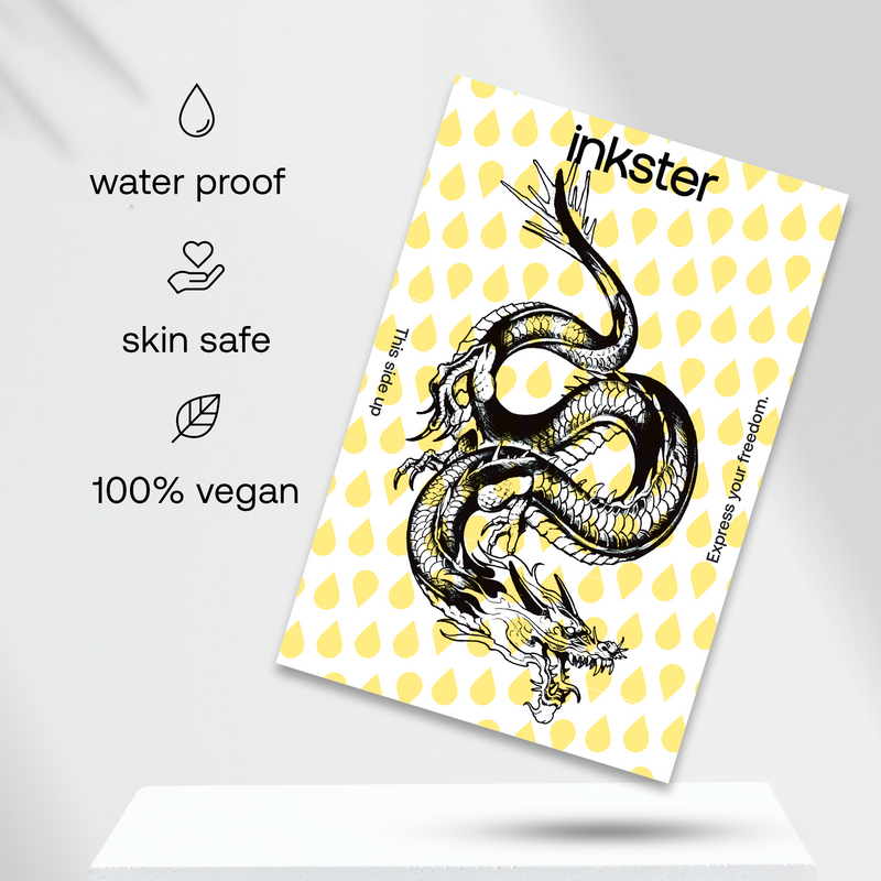 Wilde Draak Tatoeage