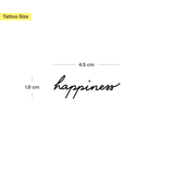 happiness Tatoeage