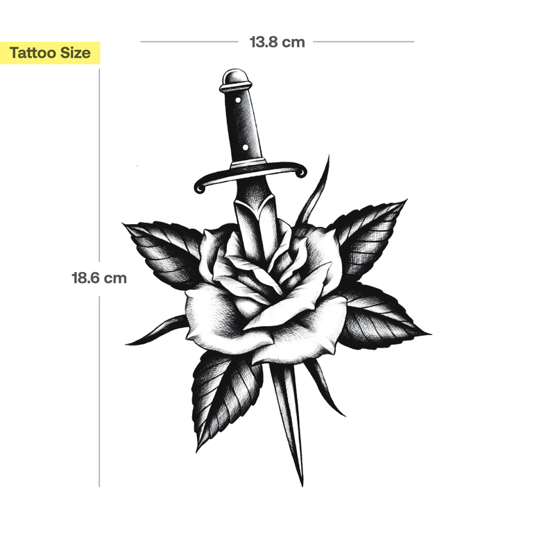 Dolk & Roos Tatoeage