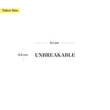 Unbreakable Tattoo