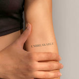Unbreakable Tattoo