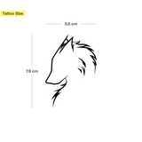 Wolf Head Outline 