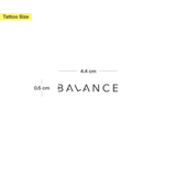 Balance & Heaven Tatoeage - Dubbelverpakking