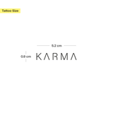 Karma &amp; Calm Tattoo - Double Pack 