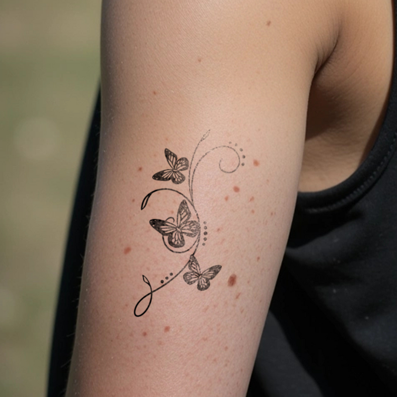 Vlinderrank Tatoeage
