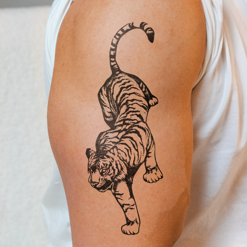 Grote tijger Tatoeage
