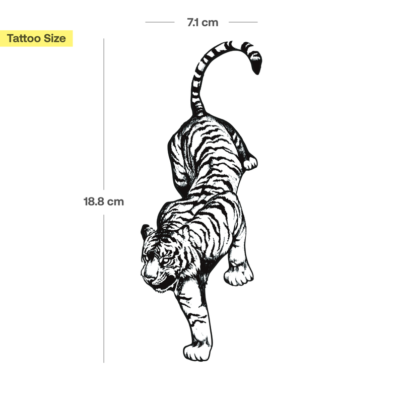 Grote tijger Tatoeage