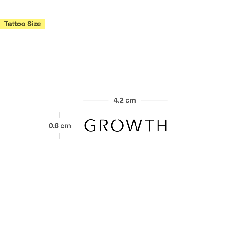 Growth Tatoeage