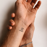 We Are Water Tatoeage