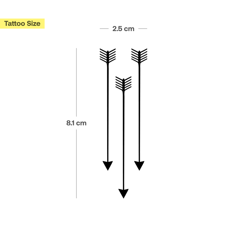Drei Pfeile Tattoo