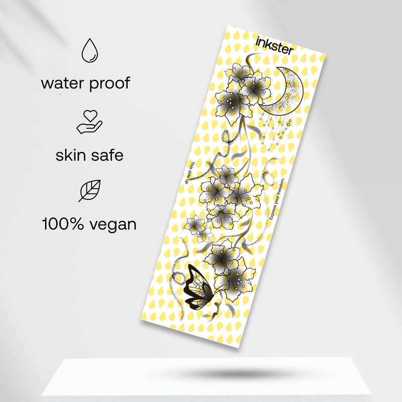 Kersenbloesems in Maanlicht Tattoo Sleeve