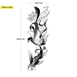 Rivier van de Lotus Tattoo Sleeve