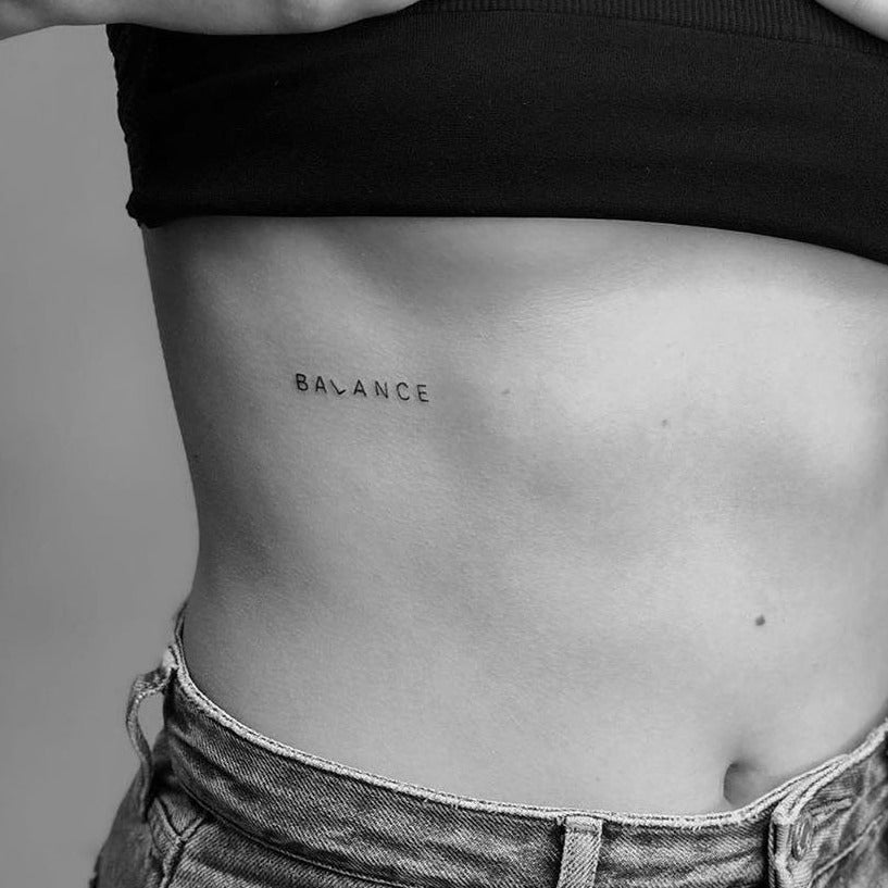 Balance Klein - Nieuwe Technologie | Tijdelijke Tatoeage | Inkster