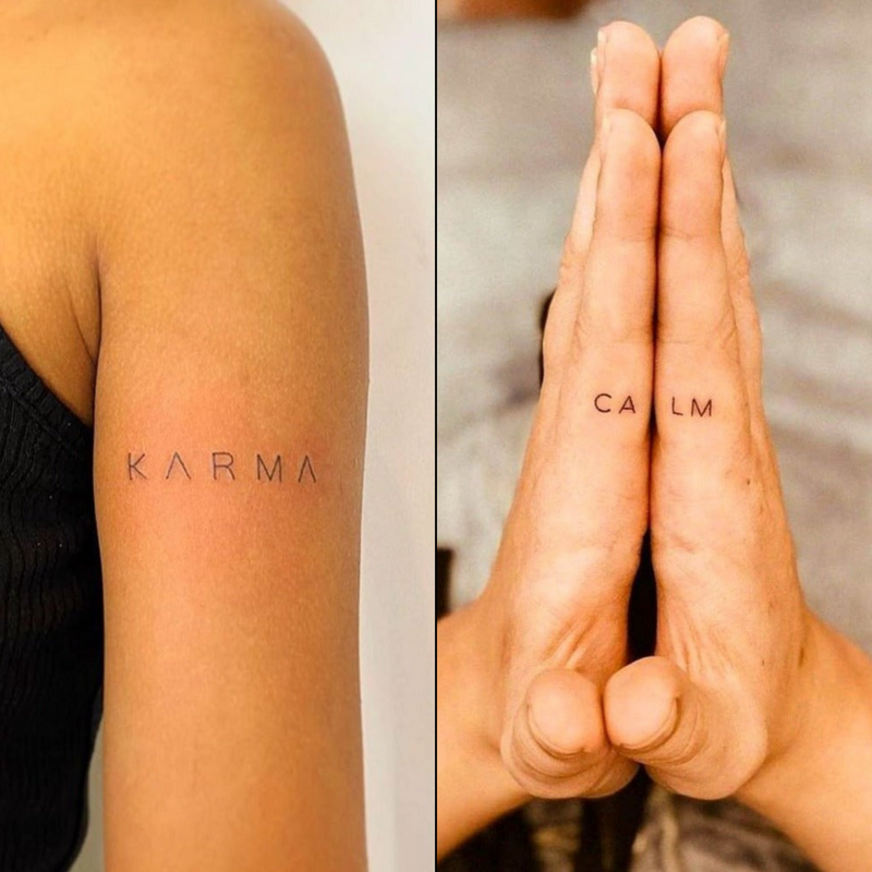 Karma & Calm Tatoeage - Dubbelverpakking