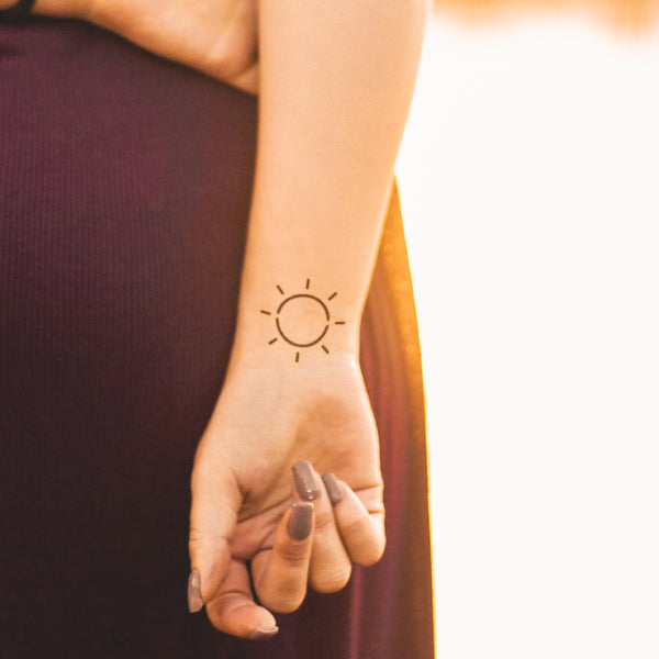 Sun & Moon Temporary Tattoo - Set of 3 – Tatteco